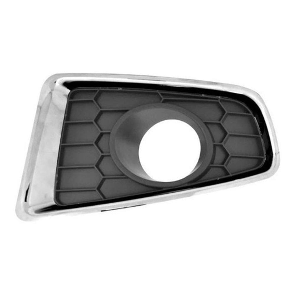 Grade Parachoque Sandero 12 13 Milha Aro Cromado Esquerdo