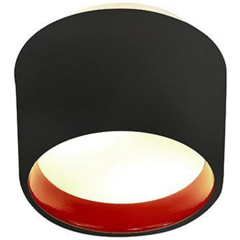 Plafon Newline Circle Sn10150 E27 Bivolt Preto / Cobre