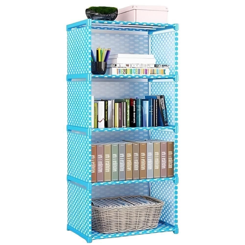 Estante Multiuso Organizador Livros Brinquedos 5 Prateleiras Empilhavel Quarto Banheiro Lavanderia