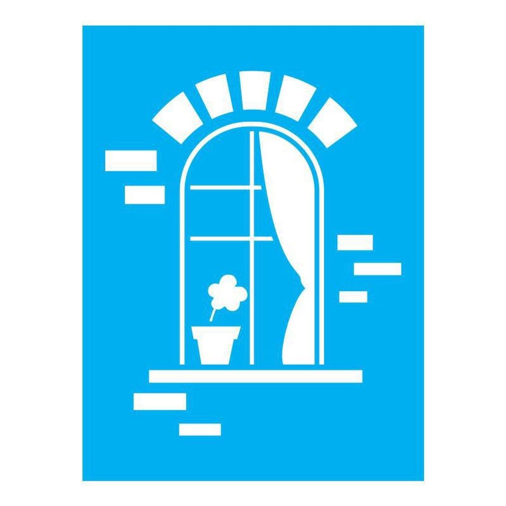 Stencil Tamako Janela - 15X20Cm - Ref A3505