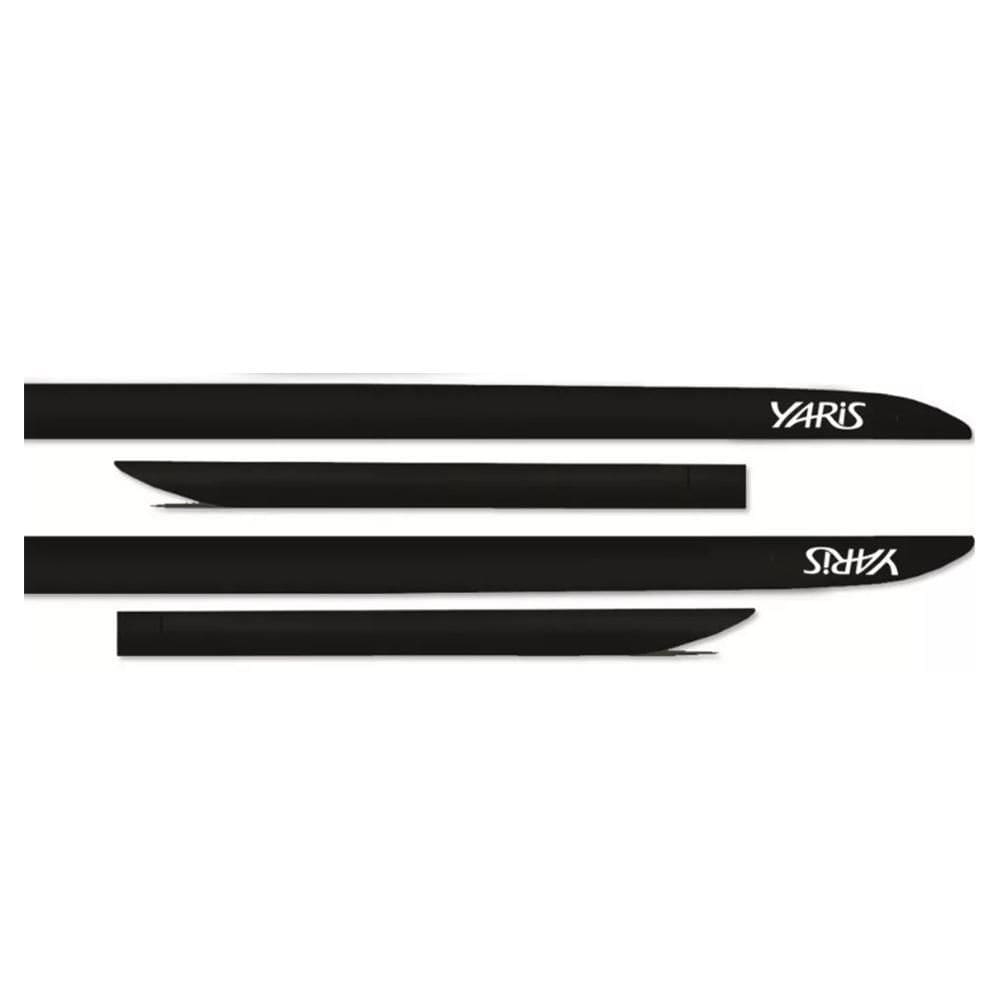 Jogo Friso Lateral Yaris Preto Infinito