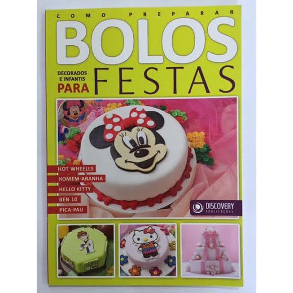 Livro Discovery Como Preparar Bolos Para Festas
