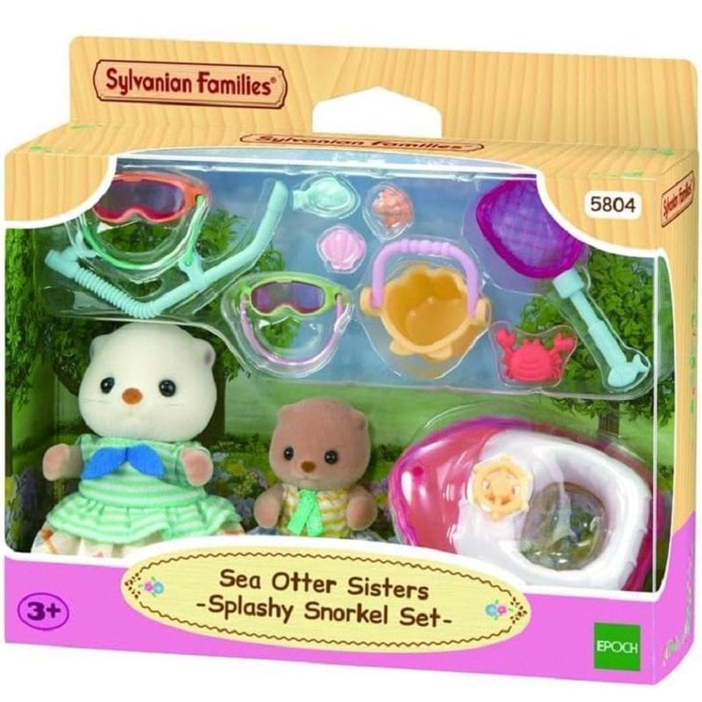 Sylvanian Families Irmãs Lontras-Marinhas Snorkel - Epoch