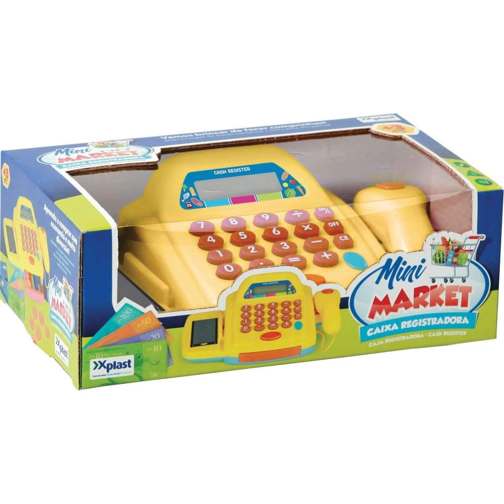 Caixa Registradora Com Acessorios Infantil 31 Peças Xplast
