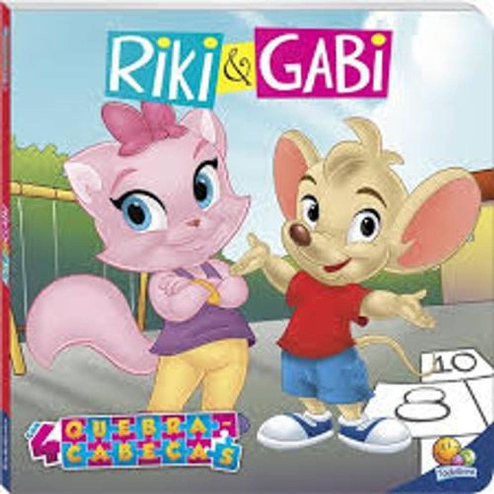 Livro Quebra-Cabeça - Riki E Gabi