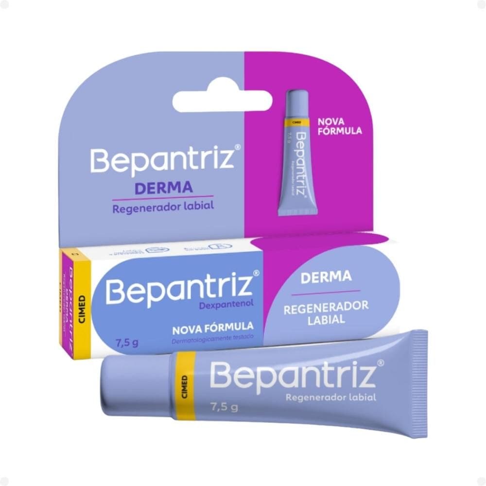 Hidratante Labial Bepantriz Cimed Regenerador Labial 7,5g