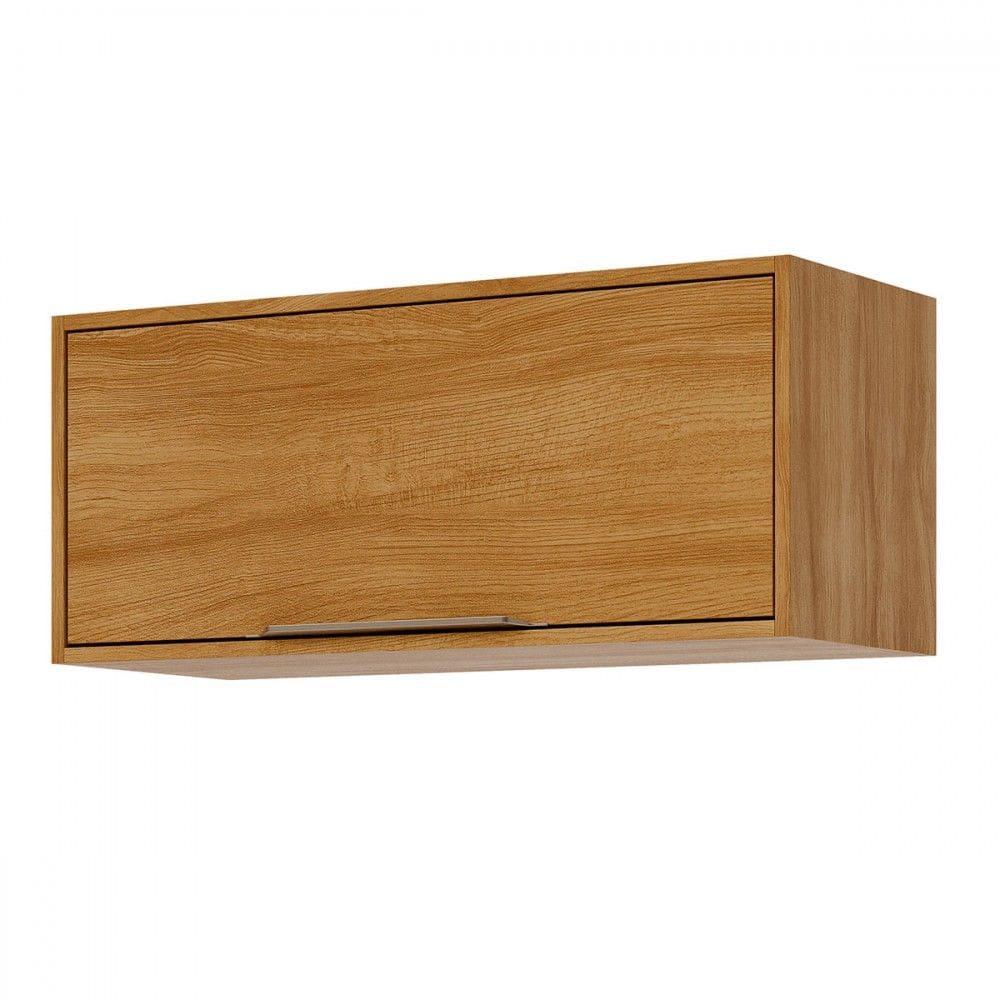 Armário Aéreo Cozinha 80 Cm Divina 1 Porta Cinamomo - Mgm Móveis