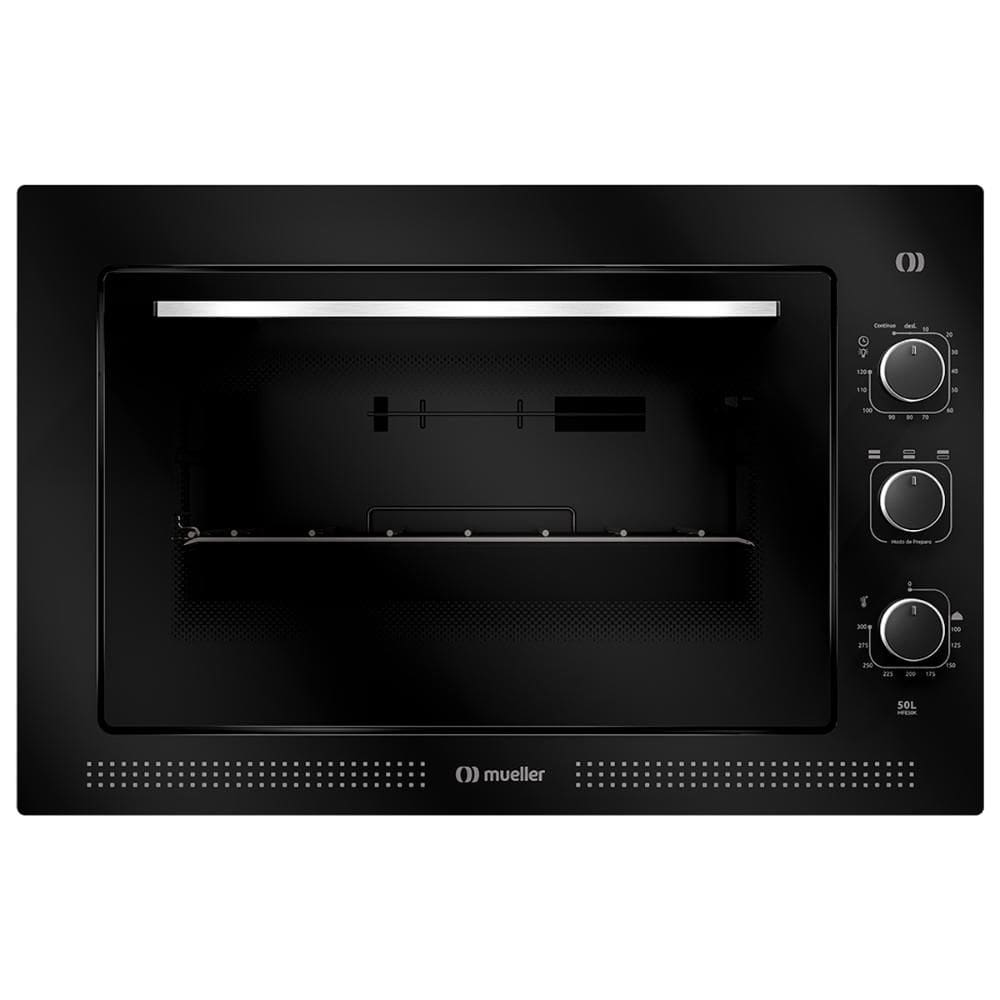 Forno Elétrico de Embutir Mueller Preto 50 Litros MFE50K