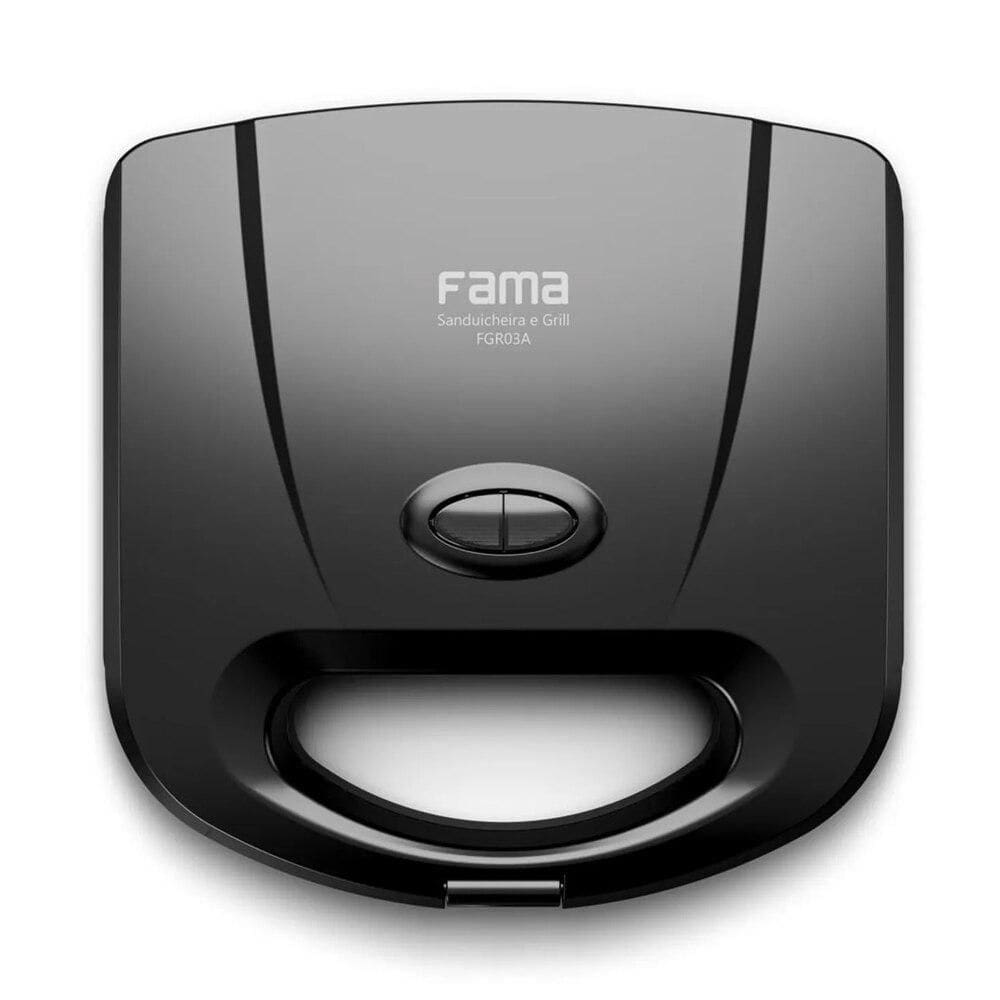 Sanduicheira Grill Fama Britânia Dupla Resistência FGR03A, 750W - 220V