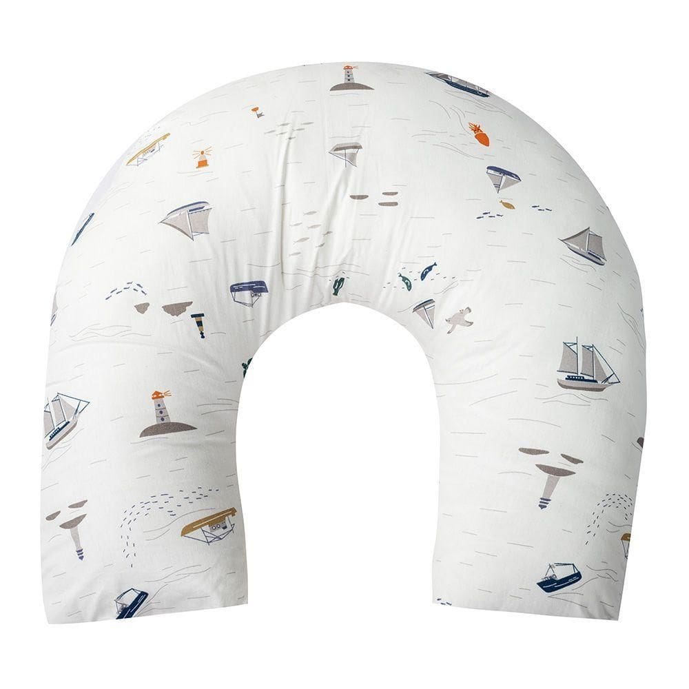 Almofada De Amamentação Baby Percal 200 Fios 100% Algodão - Pequeno Navegante