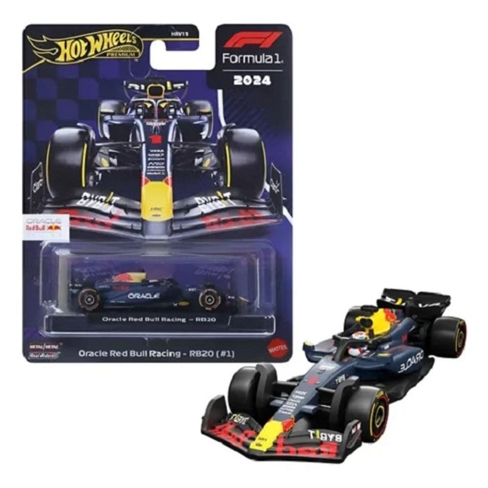 Hot Wheels Premium Carrinho 1:64 Metal Formula 1 Oracle Red Bull Racing RB20 #1 - Mattel