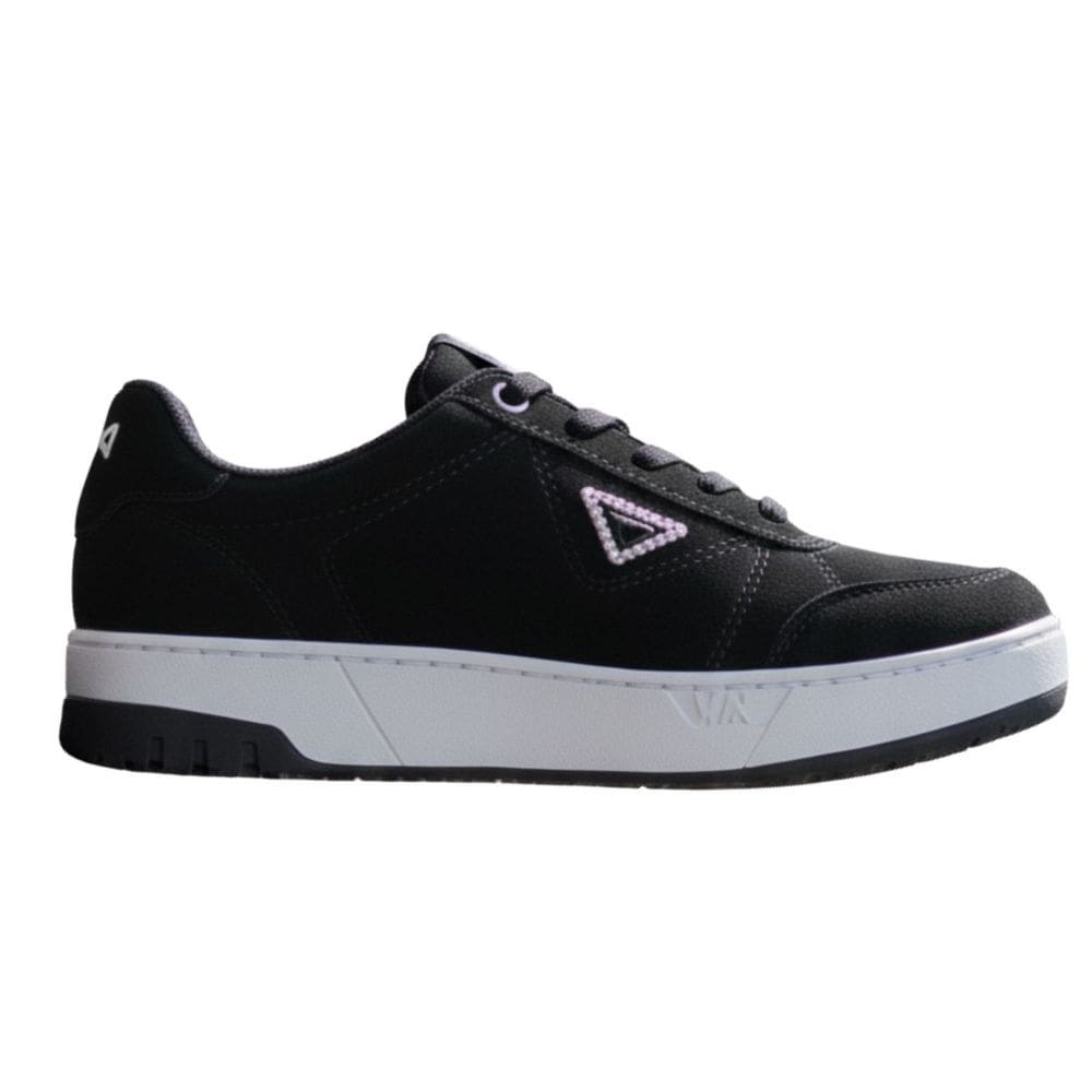 Tênis Feminino Via Marte Branco Preto Casual Confortável Versátil Estiloso 042