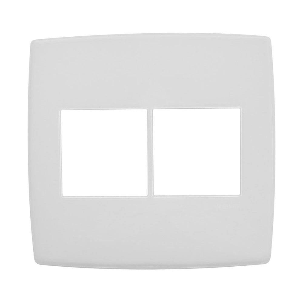 Placa 2+2 Interruptores - 618512 - PIAL