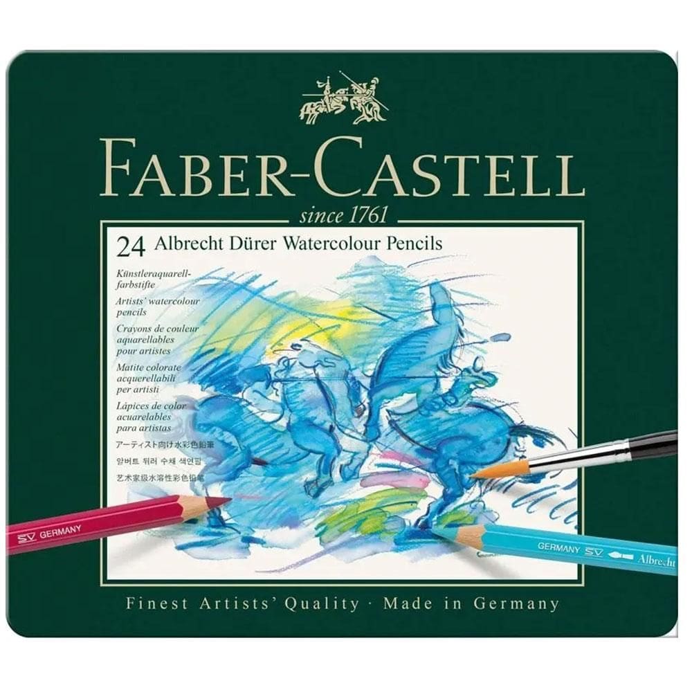 Lápis de cor 24 cores aquarelável 117524 Faber-Castell