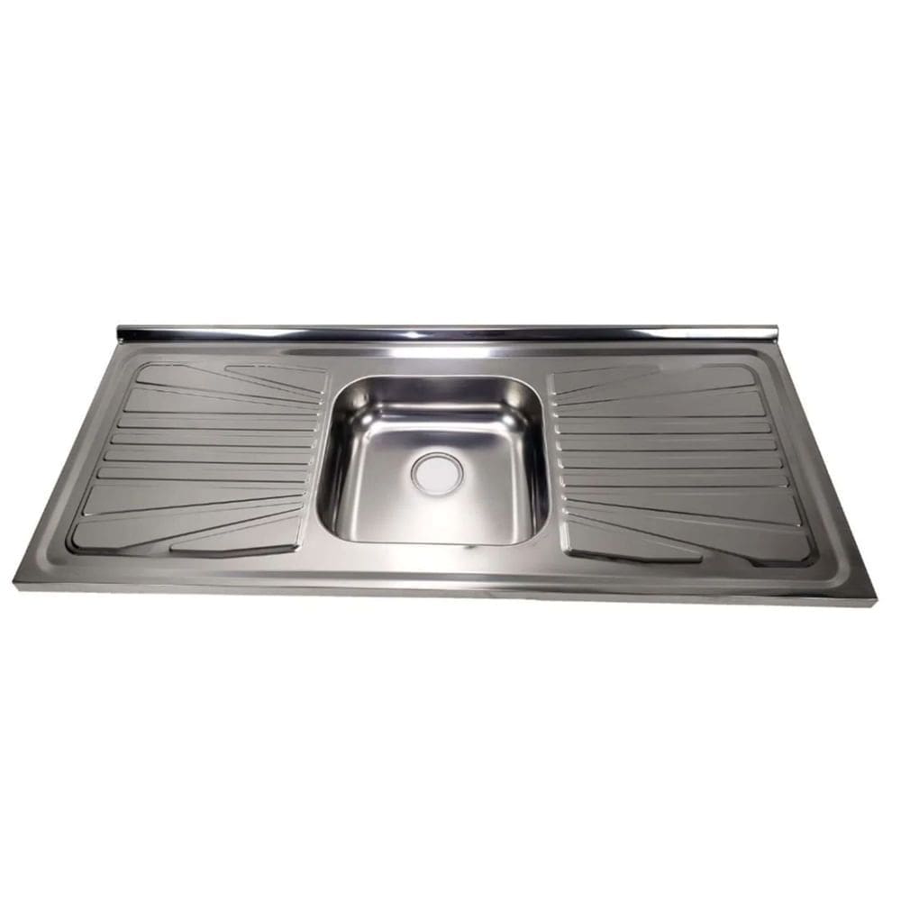 Pia de Cozinha Inox Cuba Central 120x52cm - FABPIA01040101 - FABRINOX