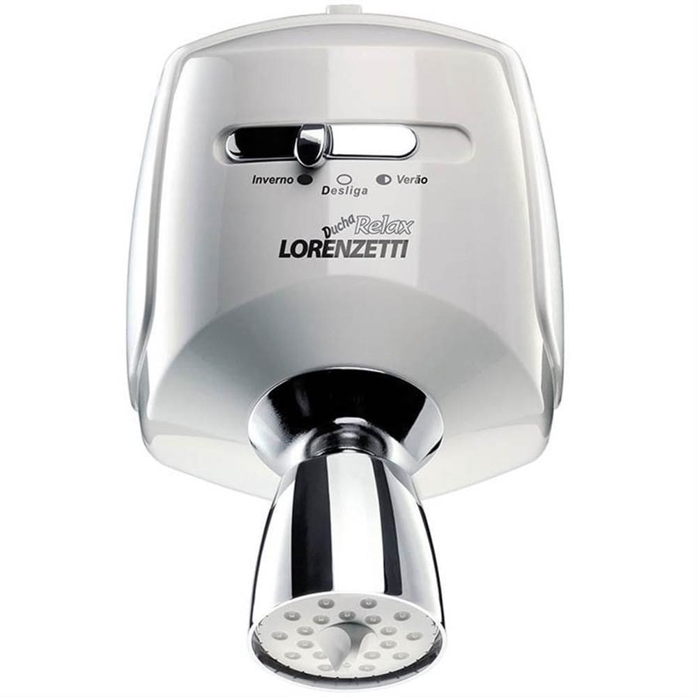 Ducha Relax Branco/Cromada 220V 5500W - 7540115 - LORENZETTI