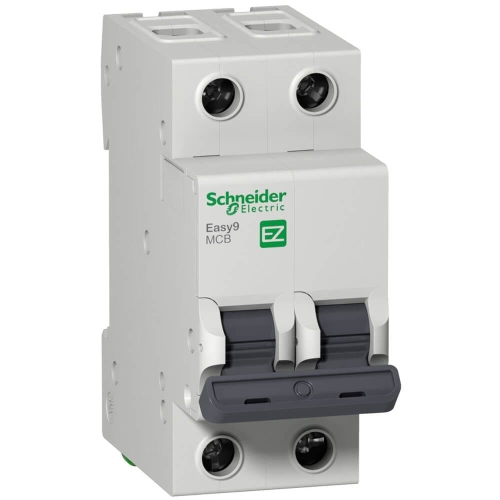 Disjuntor Easy9 2P com Curva C de 10 Ampères e 400 Volts - EZ9F33210 - SCHNEIDER