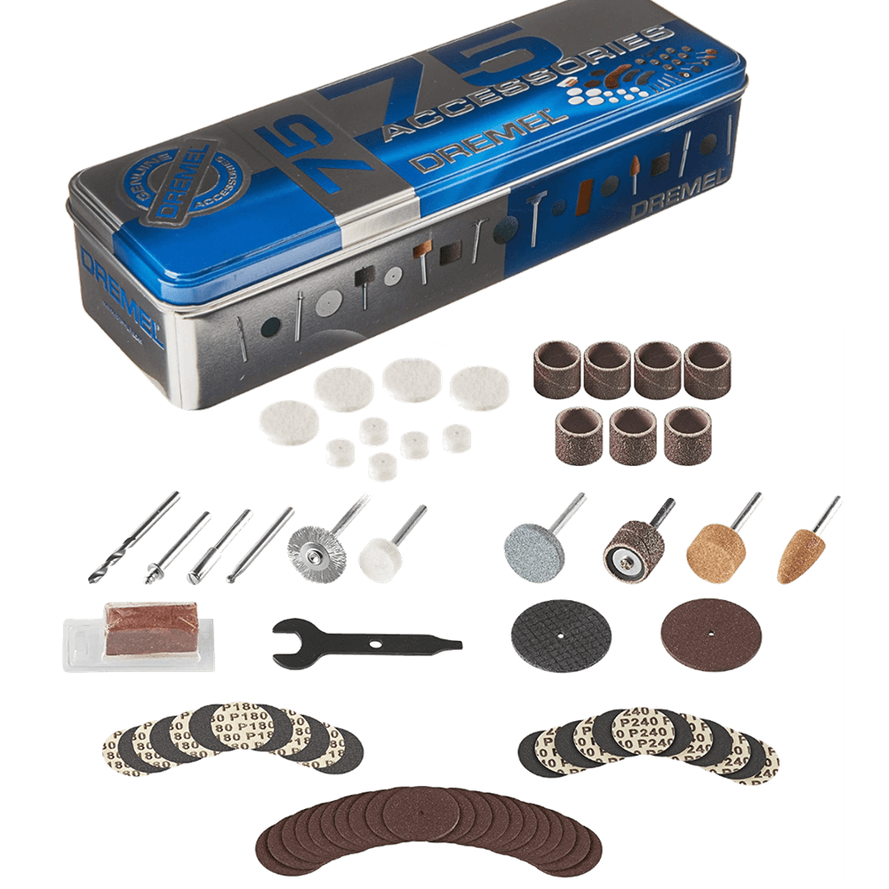 Kit de Acessórios para Uso Geral Com 75 Peças para Micro Retífica - 707 - DREMEL