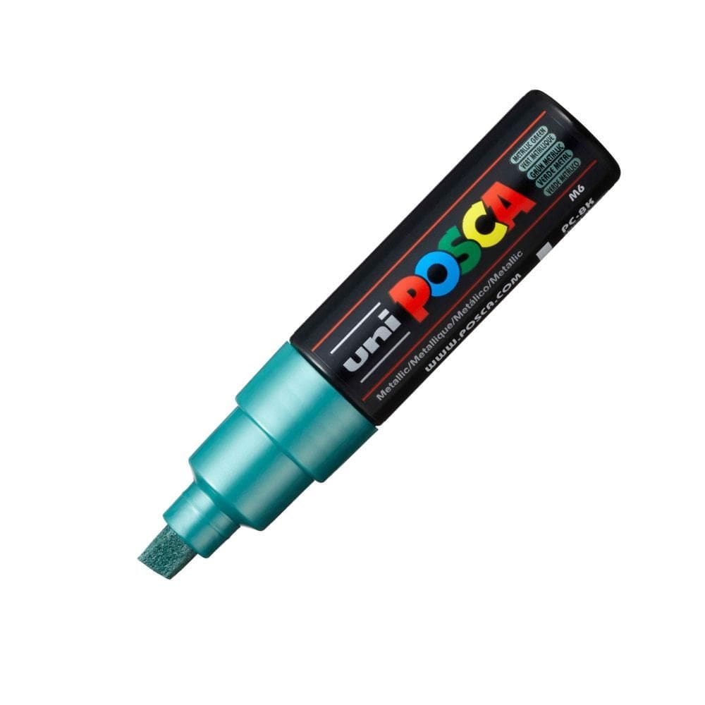 Caneta Posca PC-8K - Verde Metálico - Uni-Ball
