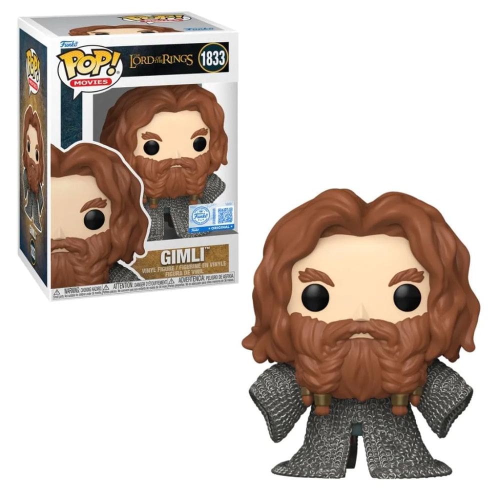Funko Pop Movies O Senhor Dos Aneis Gimli 1833