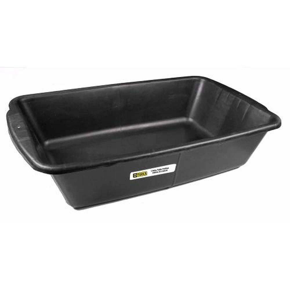 Caixa Para Massa Preta 20 Litros Em Polipropileno Flexível - Dtools