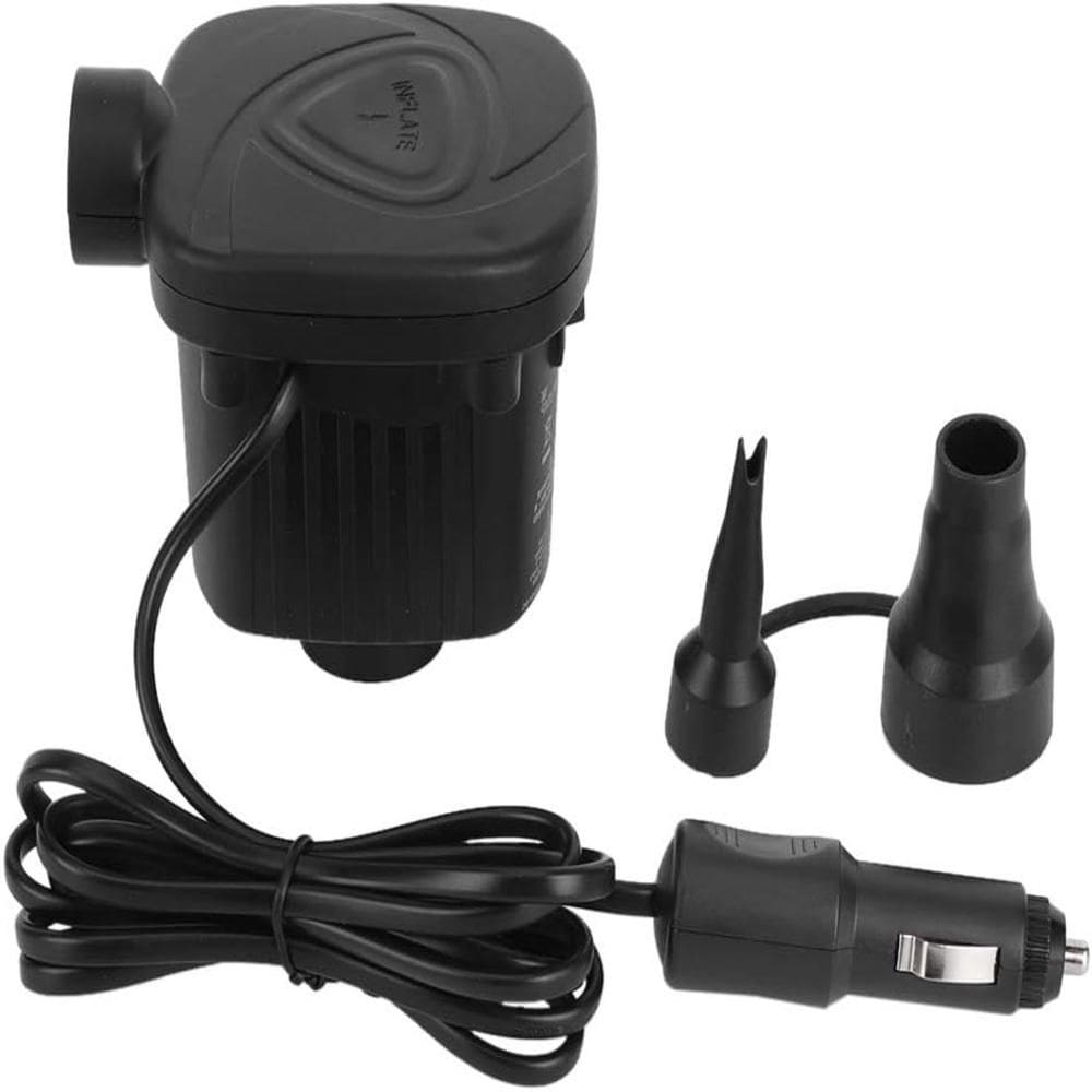 Bomba De Ar Eletrica Para Carro 12V Inflador Desinflador 50W Automatico Camping Colchao Boias Barco Inflaveis