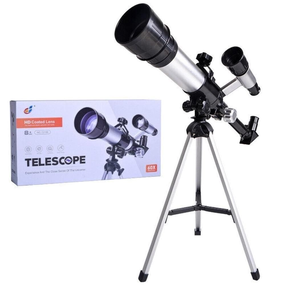 Telescopio Astronomico 60x Completo Refrator Microscopio Terrestre Constelacao Estrelas Luneta