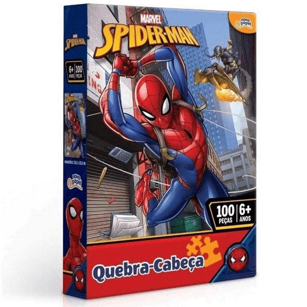 Puzzle Homem Aranha 100 Peças - Toyster