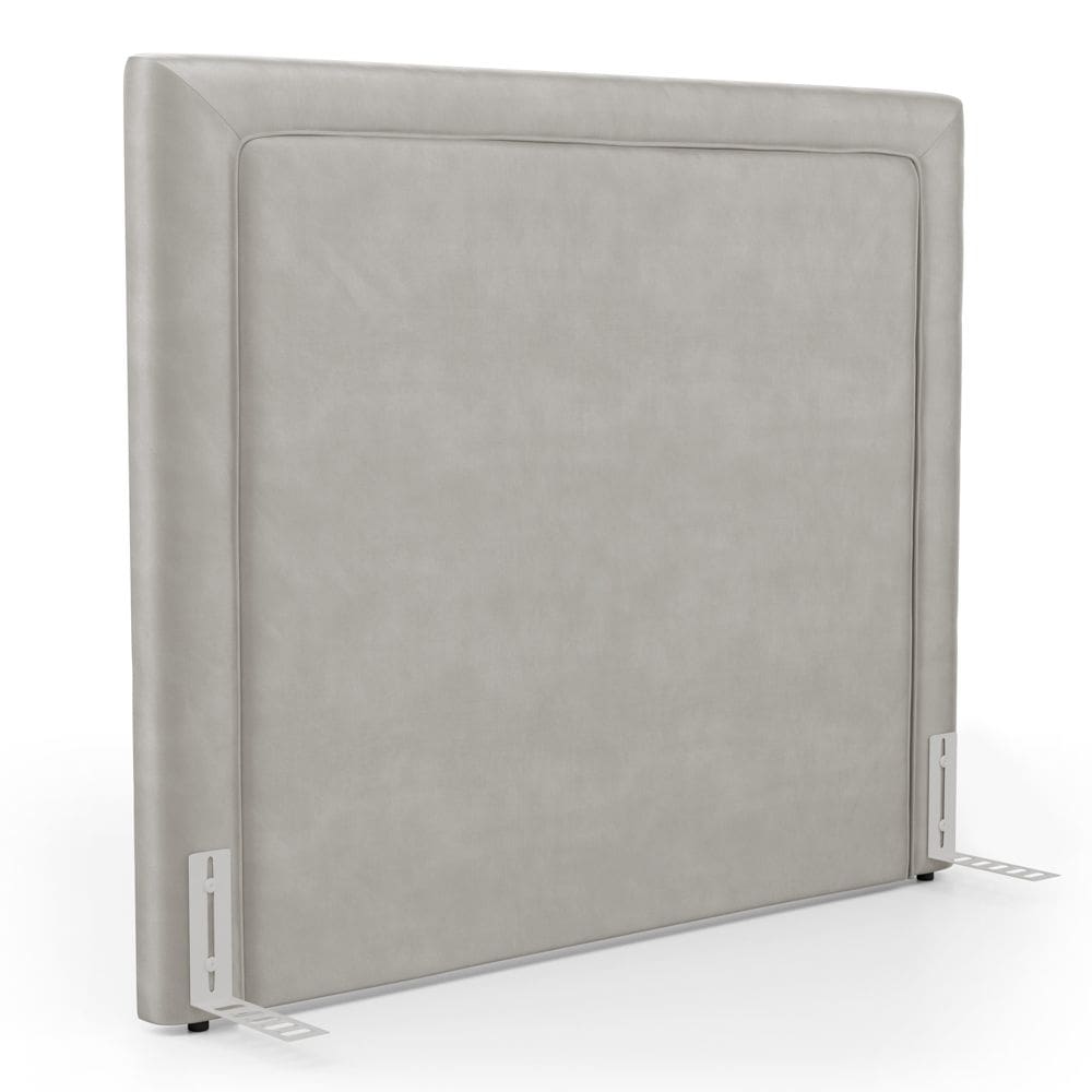 Cabeceira Cama Box Casal Padrão Alba 140cm com Frame Veludo Bege Claro - Abmaza