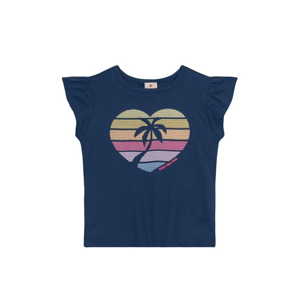 Blusa infantil menina colorida Brandili
