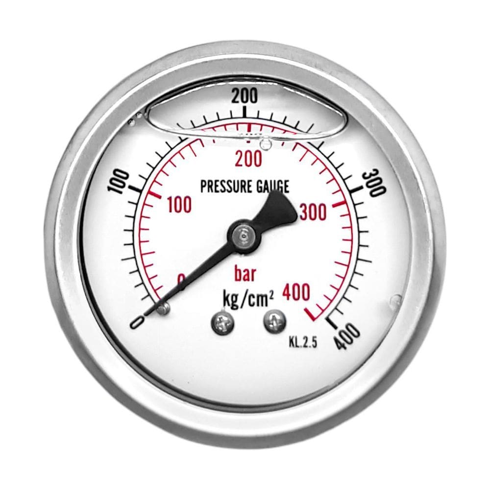 Manometro Hidraulico 400 Bar Rosca 1/4 Modelo Yn60Z