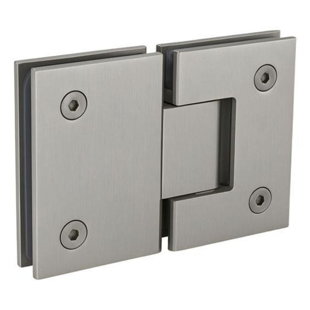 Dobradiça 1010 De Aço Inox Escovado Porta De Vidro Banheiro