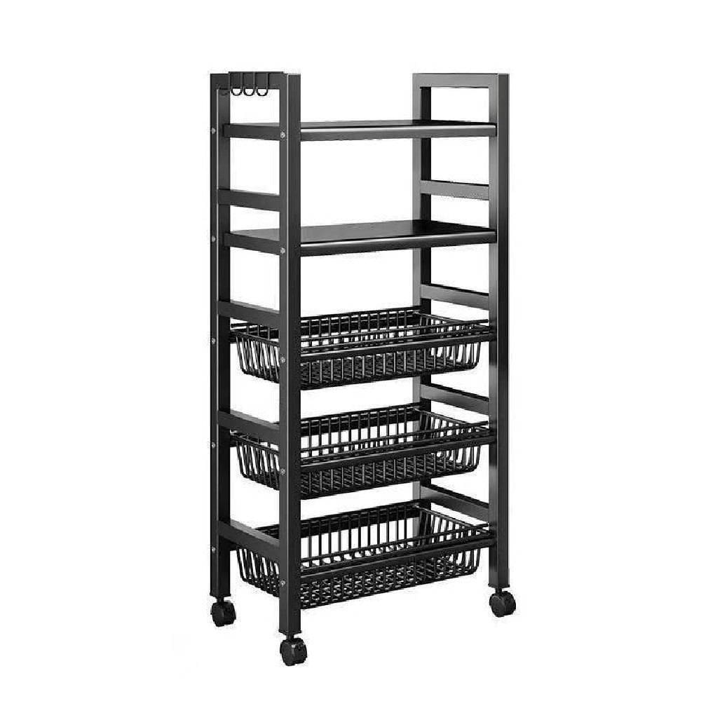 Suporte Microondas Bebedoouro Estante 5 Prateleiras Carrinho Organizador Rack Portatil 5 Andares