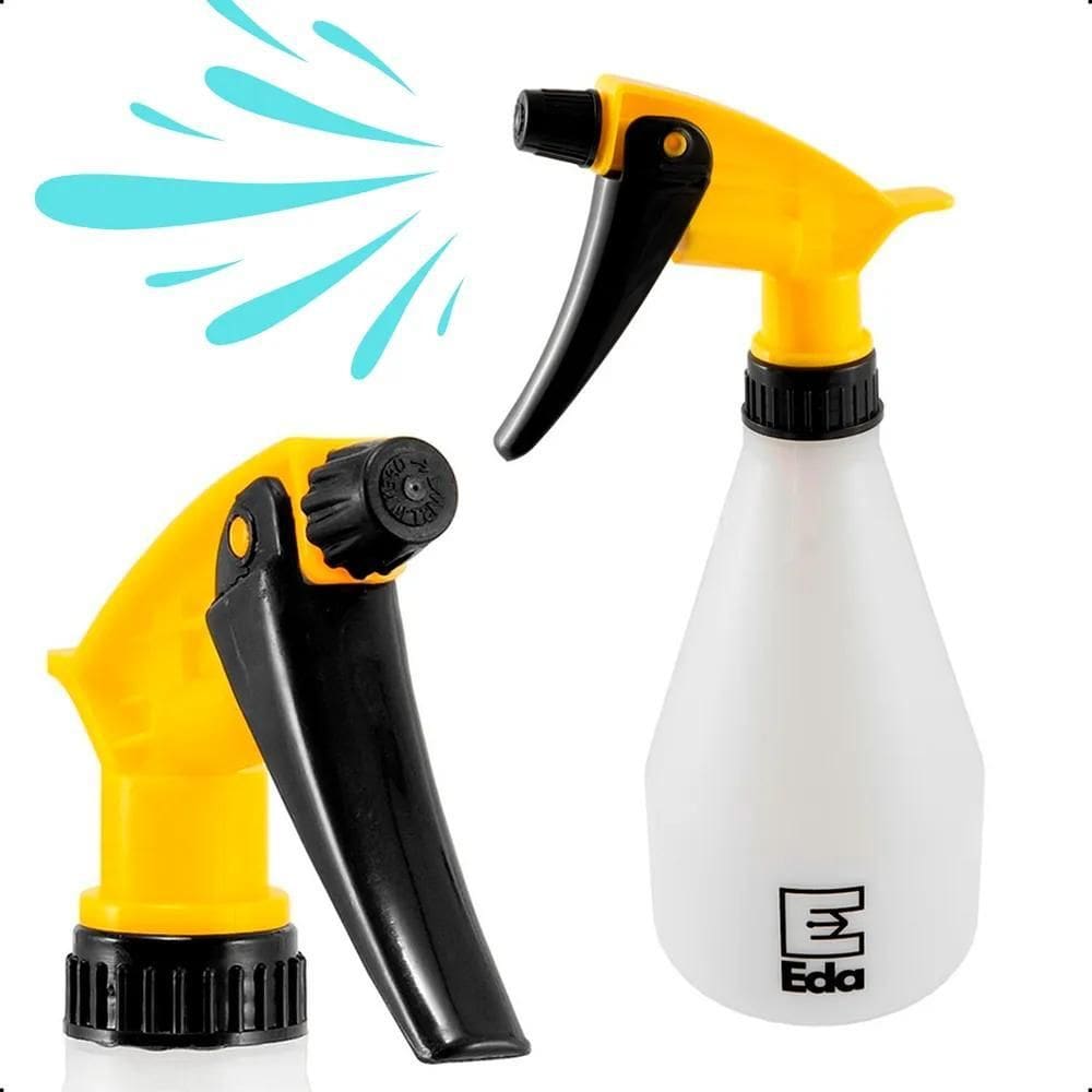 10X Borrifador Spray Com Válvulas E Gatilho Manual 500Ml Fe