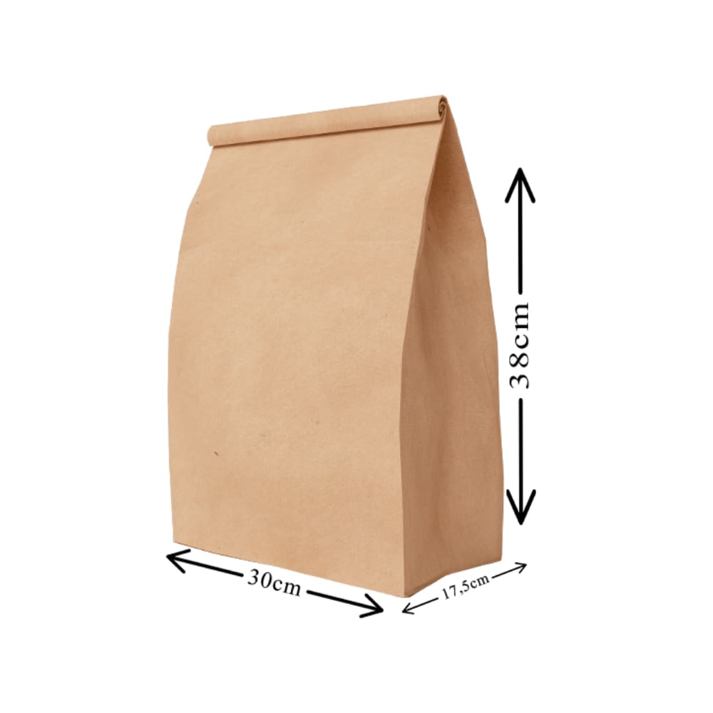 Saco Kraft GG 30x20x36cm c/50 Unidades
