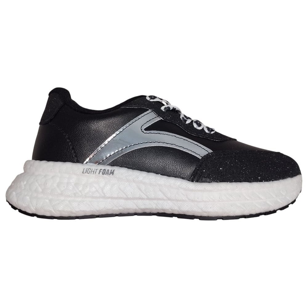 Tenis Infantil Molekinha Casual Flores Metalizado  2580.109