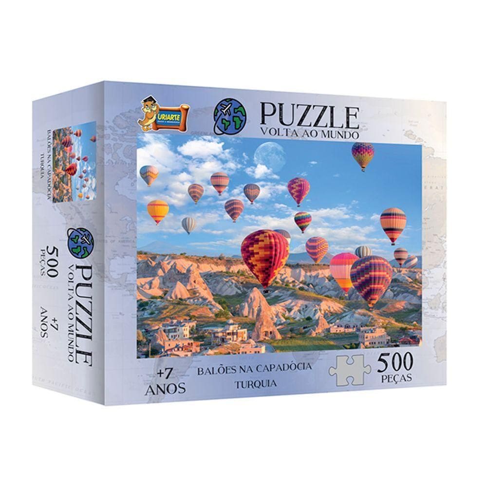 Quebra-cabeça Volta Ao Mundo Turquia - 500 Peças