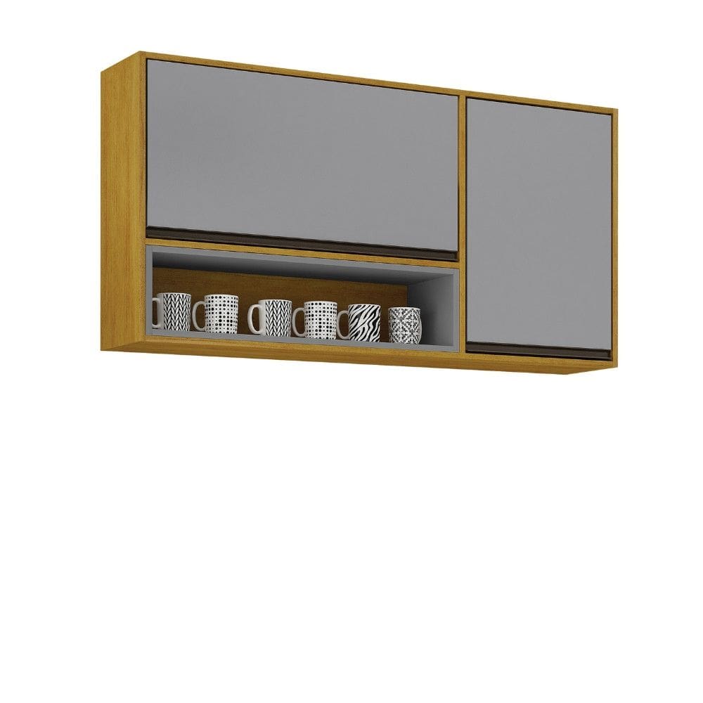 Armário Aéreo 2 Portas e Nicho Eduarda Plus CHF