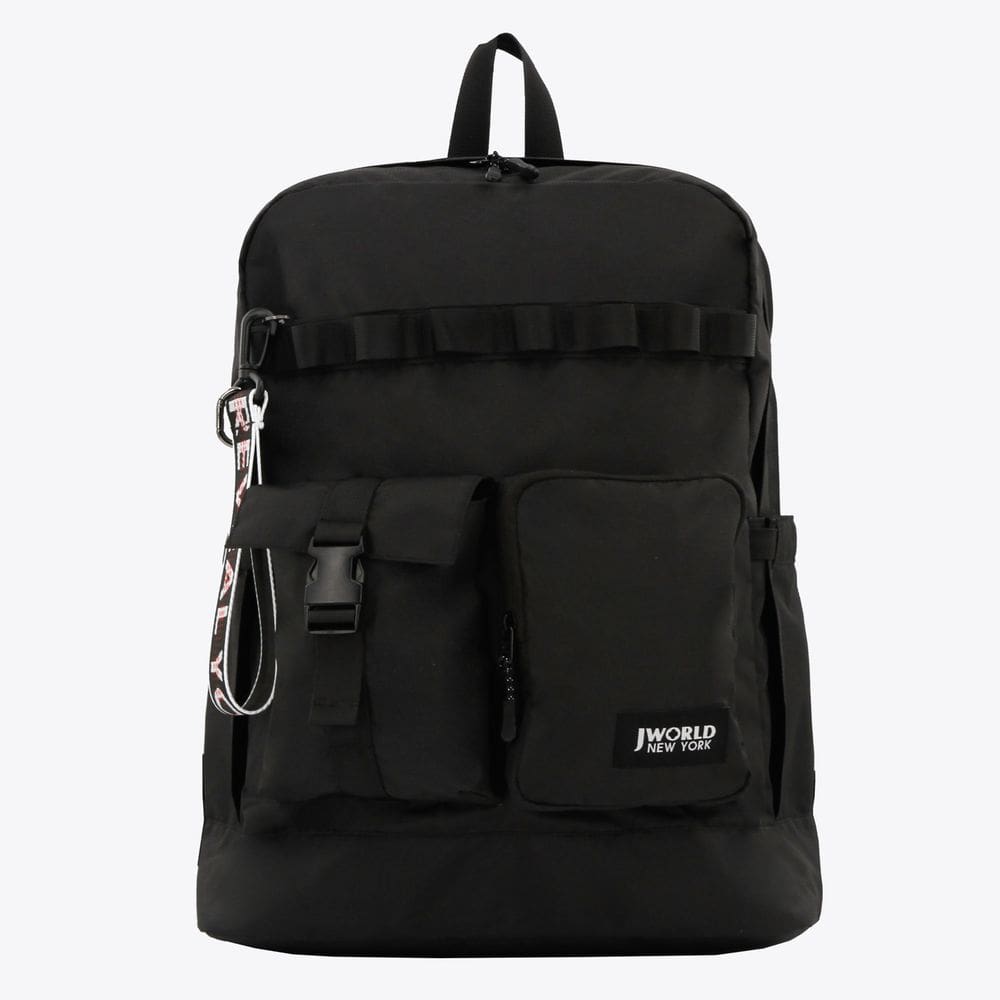 Mochila J World Fenix unissex com capa para laptop de 16 polegadas