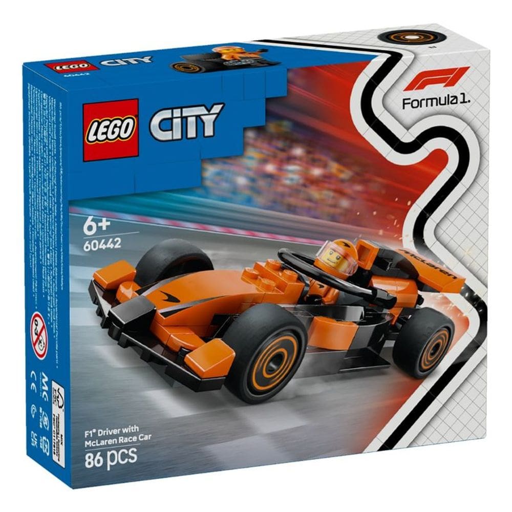 Bloco de montar - Piloto de F1 com carro de corr LEGO DO BRASIL