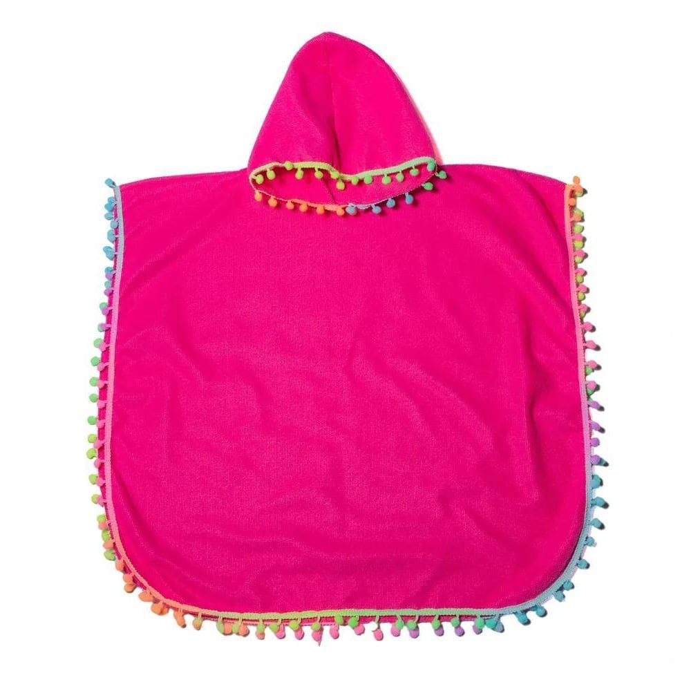 10X Toalha Com Capuz Infantil Poncho Piscina Praia Natação