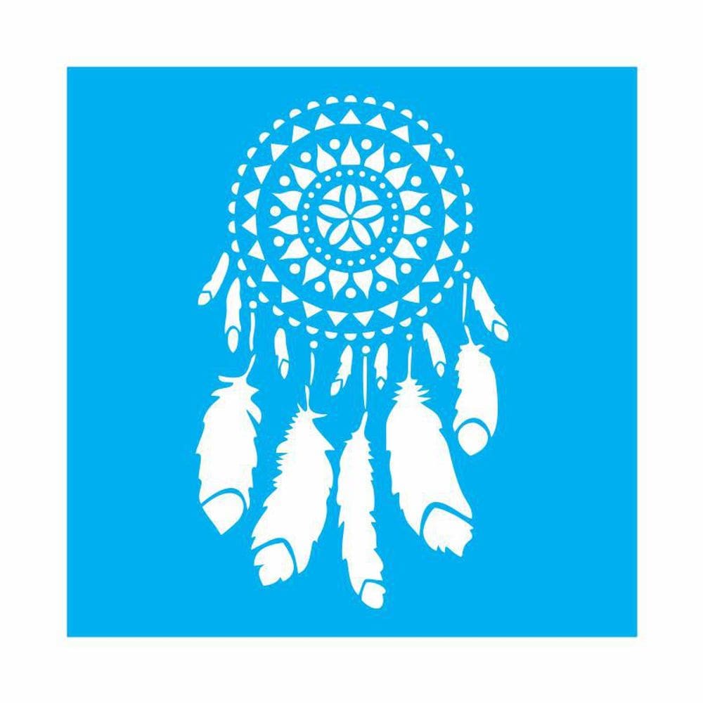 Stencil Tamako Apanhador De Sonhos - 30X30Cm - Ref 9531