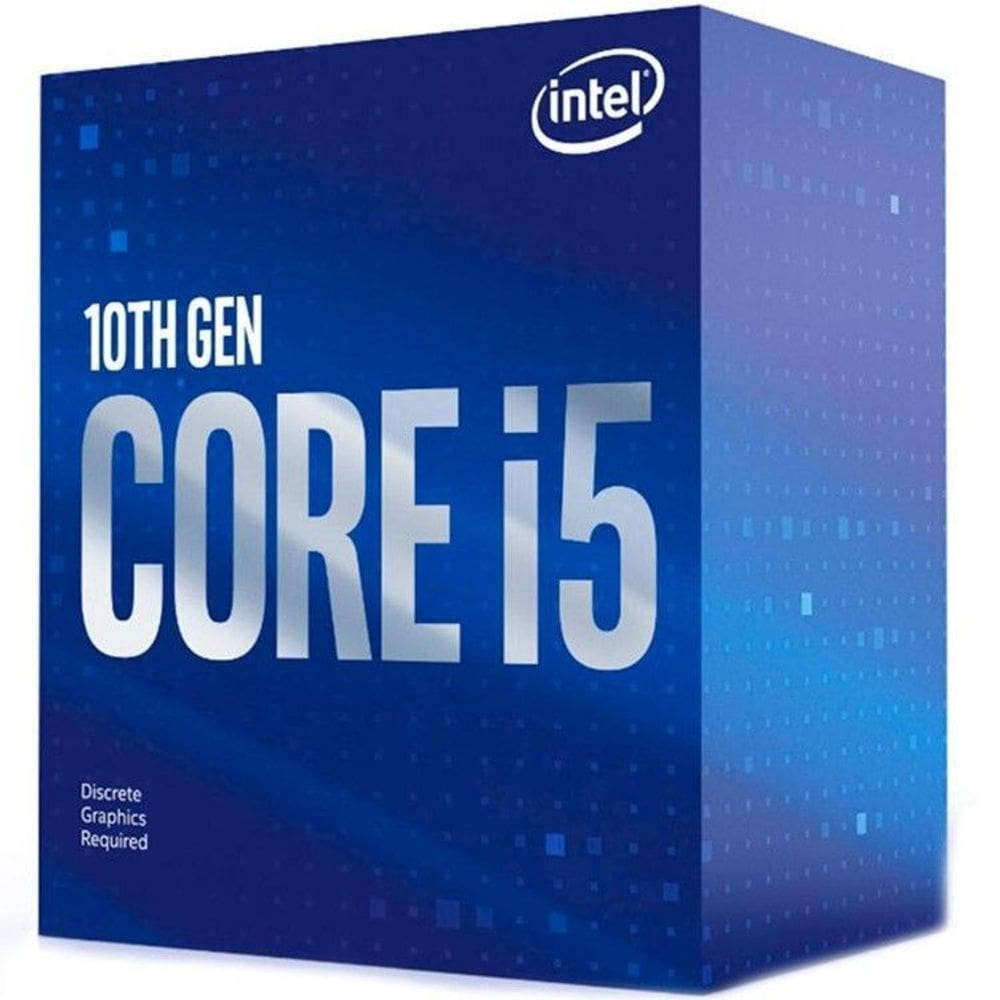 Processador Intel Core i5-10400F  2.9GHz Cache 12MB  6 Núcleos  12 Threads  LGA 1200 - BX8070110400F