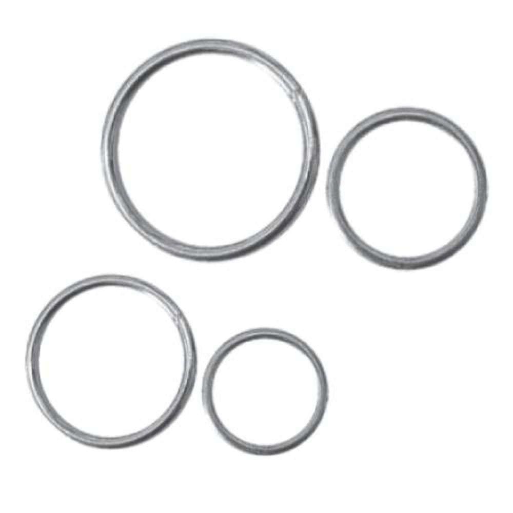 Argola Soldada 29x4,48mm - Pacote Com 50 Peças - Aço - G S Indústria