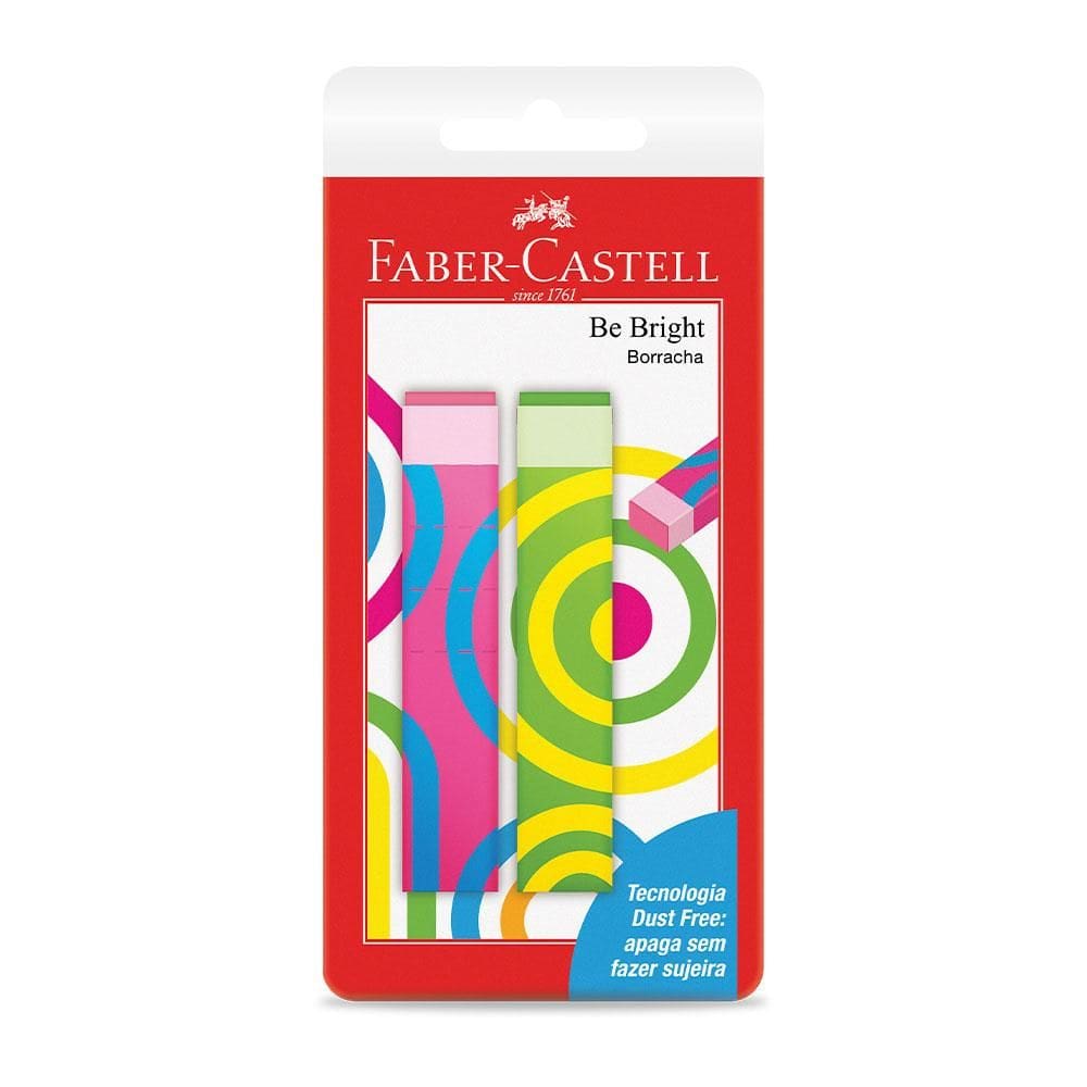 Borracha Be Bright SM/BEBRIGHT 2 unidades - Faber-Castell