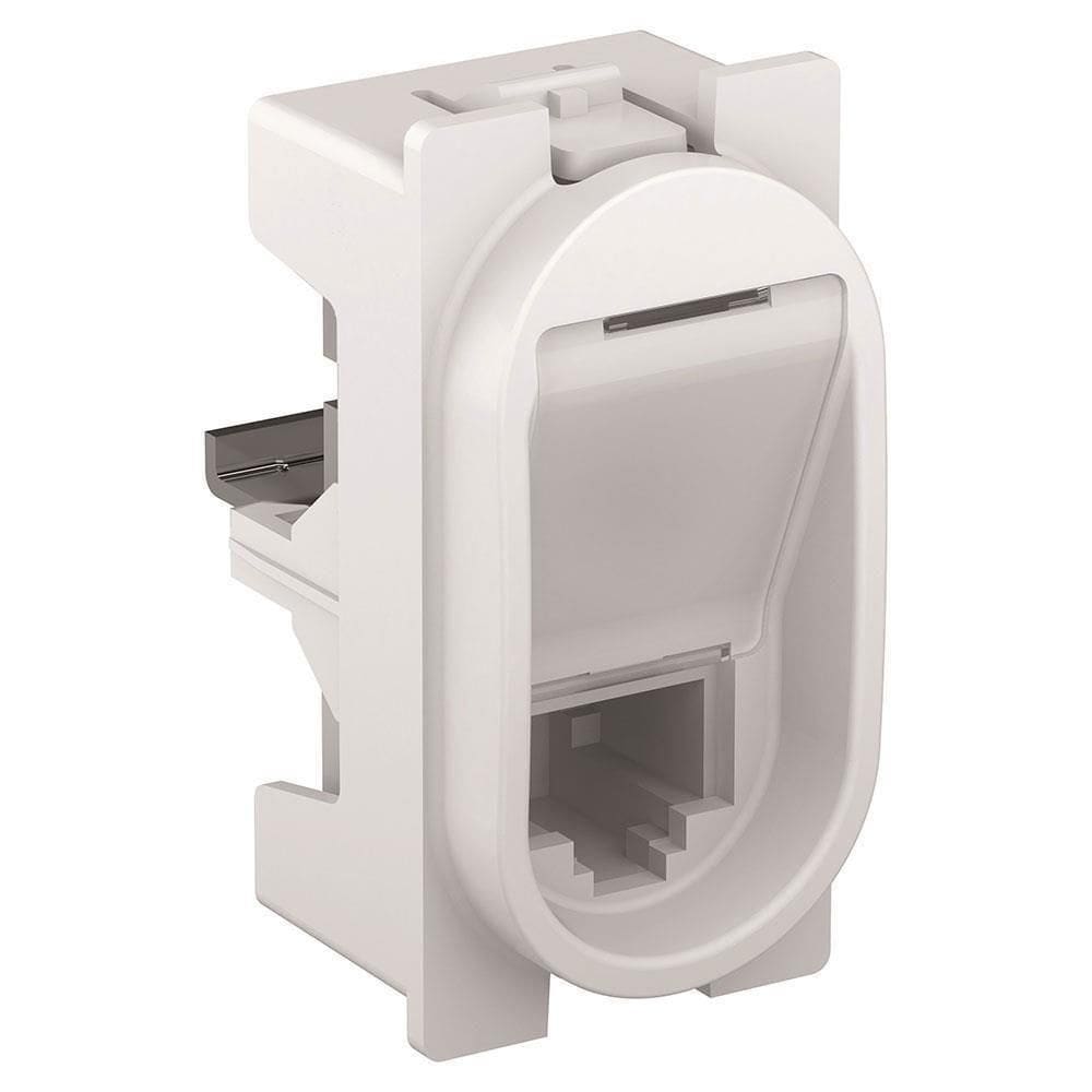 Tomada Para Telefone Rj11 4 Fios Porta Etiqueta Branco Nereya - 663071 - Pial Tomada Tel Rj11 4fio P Etiq Br Nereya Pi