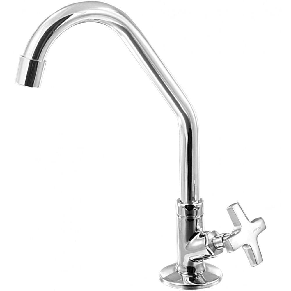 Torneira Para Cozinha Alfa Bica Móvel 1167 C34 Cromada De Mesa - Vtm200cwb - Esteves