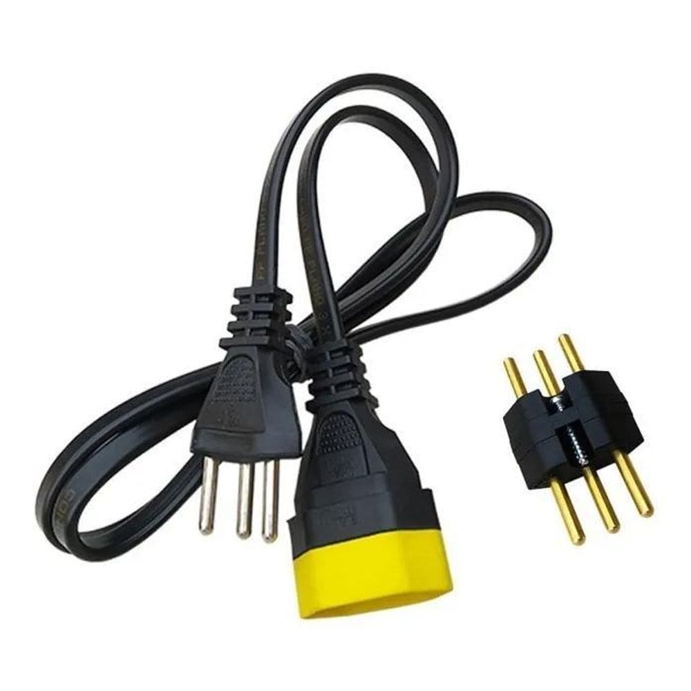 10X Cabo De Energia Para Autotransformador 20A Tomada Trip