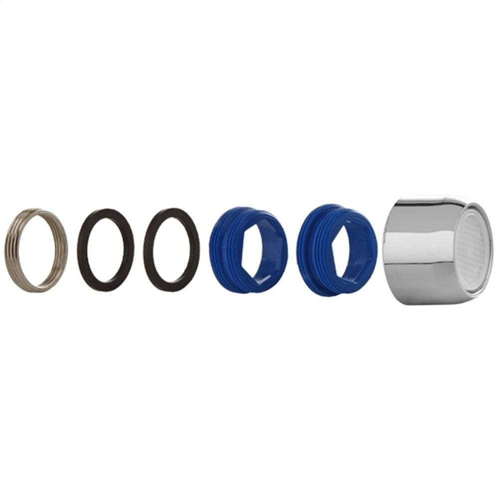 Arejador Para Torneira De Latão Cromada Com Tela Inox - 100601 - Blukit Arejador P-torn.lat.cr. Tela Inox Blukit