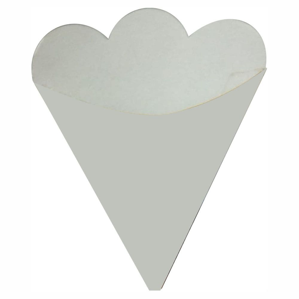 Embalagem Para Crepe Francês, Salgados 500 un. Cor Branca